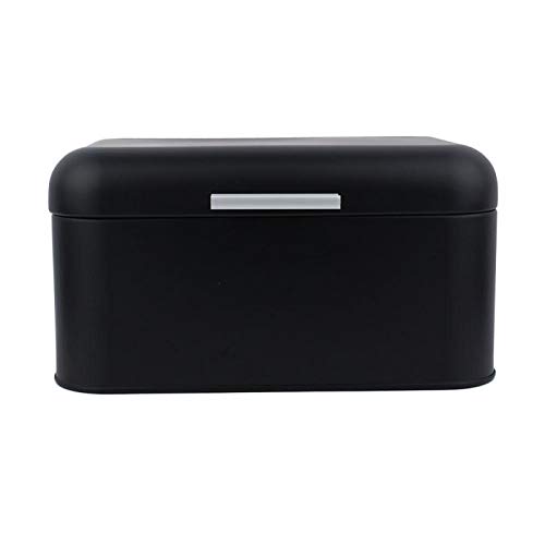 Aufbewahrungsbox, geruchlose Brotschachtel aus Metall, für Wohnzimmer für Küche(black)