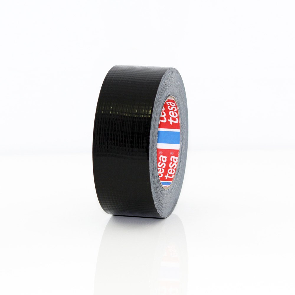 Gewebeband Schwarz 10 Rollen 48mm x 50m tesa Panzertape Panzerband - 01010401