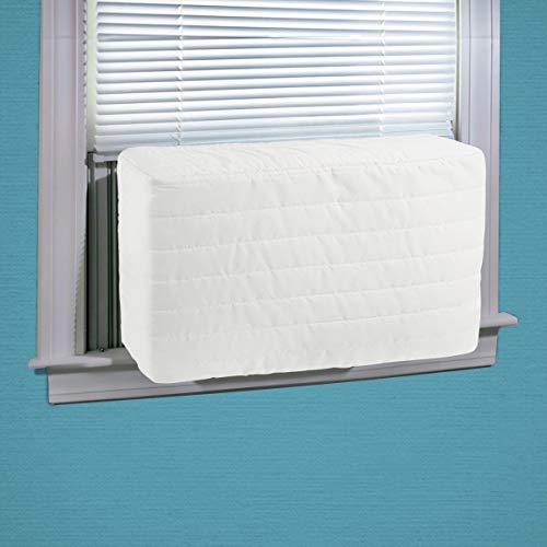 Aozzy AC-Abdeckungen für Inneneinheit Innen-Klimaanlagen-Abdeckungen für Fenstereinheiten, Winter, beige, hält kalte Luft draußen, beseitigt Schmutz (53.3 cm L x 35.6 cm H x 7.9 cm) D)