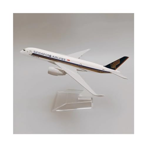EUXCLXCL Für United States Air Force One B747 Boeing 747 Airline-Modell, Legiertes Metall, 16 cm (Size : Singapore A350)