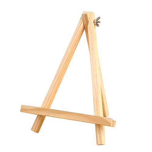 Toyvian Kleine Tischplatte aus Holz, A-Rahmen, Staffelei, Fotorahmen, Dreieck Staffelei (9 x 15 cm) 34 Picture 1