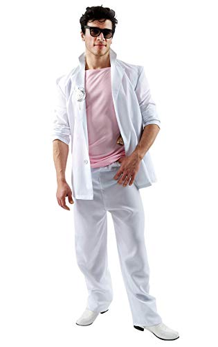 ORION COSTUMES Adult Florida Detective (Pink and White) Costume