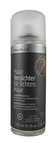 Hairfor2 Haarverdichtungsspray gegen lichtes Haar (200ml, Dunkelblond)