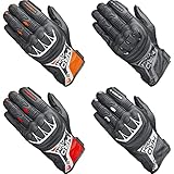 Held Motorradhandschuhe lang Motorrad Handschuh Kakuda Handschuh schwarz/weiß (kurze Finger) 8, Herren, Sportler, Ganzjährig, Leder