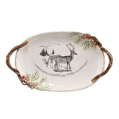 Goebel FF S TE Zapfen 50x29 Fitz and Floyd Fitz Floyd Christmas Collection Bunt Steingut 51001191