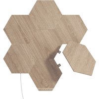 Elements Wood Look Hexagon Starter Kit 7PK Stimmungsleuchte / G