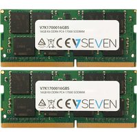 V7 2X8GB KIT DDR4 2133MHZ CL15 SO DIMM PC4-17000 1.2V (V7K1700016GBS)