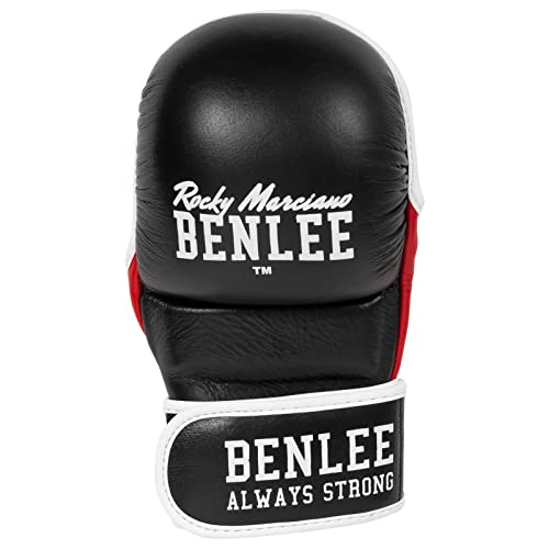 BENLEE Rocky Marciano Boxhandschuhe MMA Sparring Glove Striker, Schwarz, L/XL