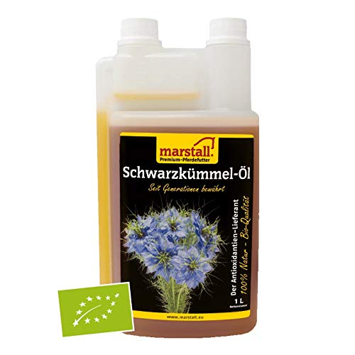 marstall Premium-Pferdefutter Bio-Schwarzkümmel-Öl, 1er Pack (1 x 1 kilograms)