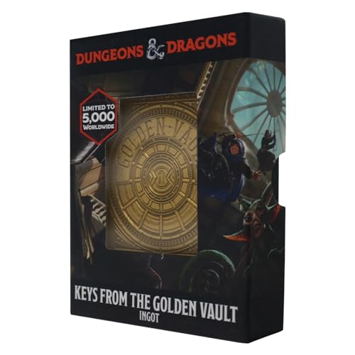 FANATTIK Dungeons & Dragons Metal Card Keys from The Golden Vault Limited Edition