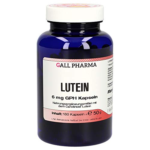Gall Pharma Lutein 6 mg GPH Kapseln, 1er Pack (1 x 180 Stück)