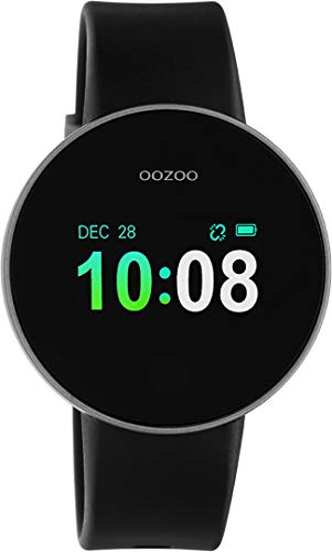 Oozoo Smartwatch Unisex Fitnessuhr 40mm mit 20mm Silikonarmband für Damen und Herren | Fitness Armbanduhr mit Schrittzähler | Fitnesstracker Sportuhr für iOS & Android