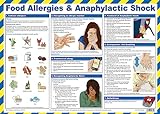 Safety First Aid Gruppe A2 laminiert Lebensmittel Allergien und anaphylaktische Schocks Poster
