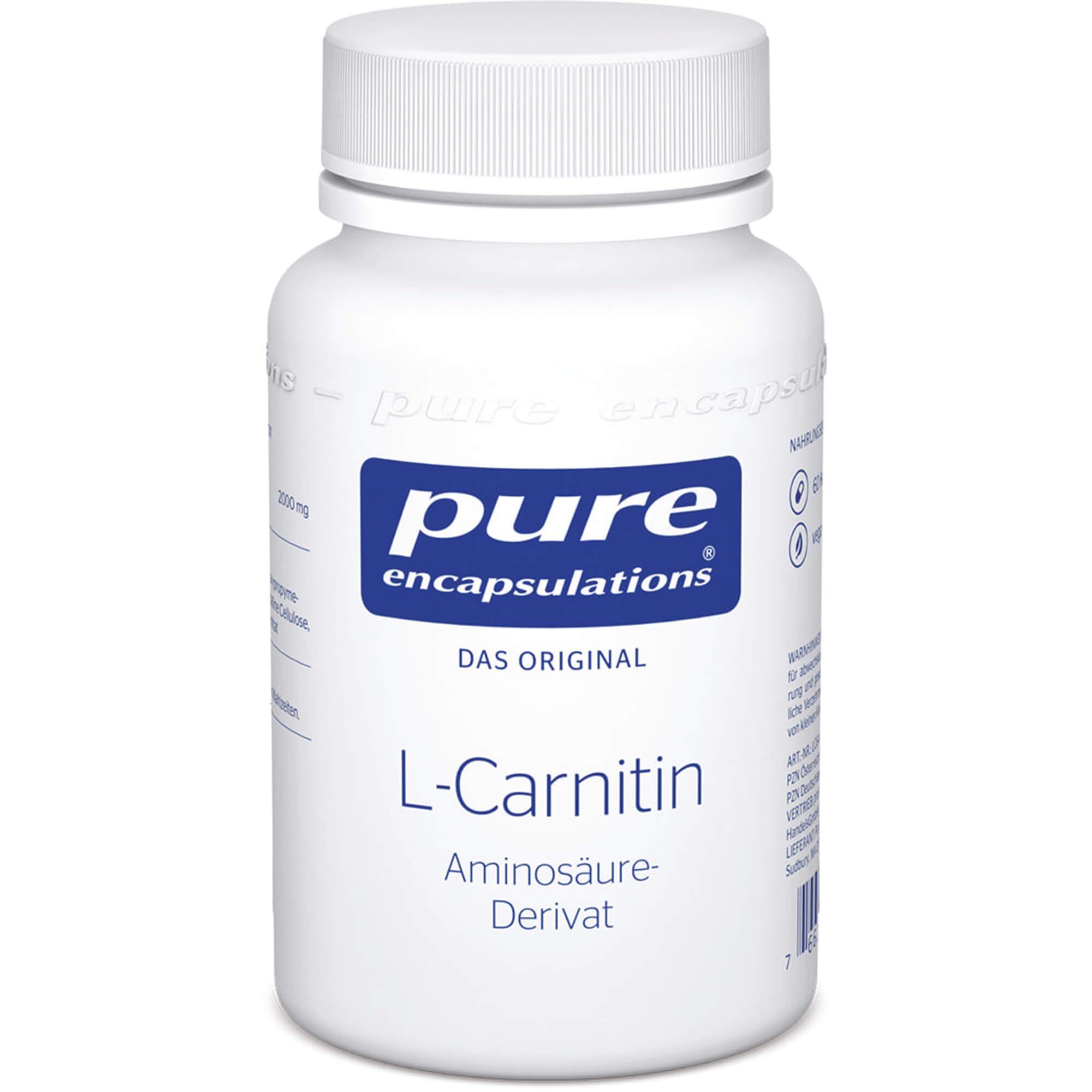 Pure Encapsulations L-Carnitin 60 Kapseln