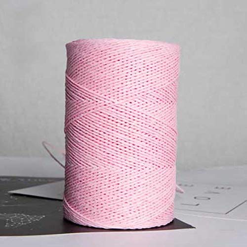 LINFA 500G / Rolle Raffia Strohgarn zum Handstricken Sommer Strohhut Handtaschen Bio-Garn Häkeln Handgemachtes   Material, Pink