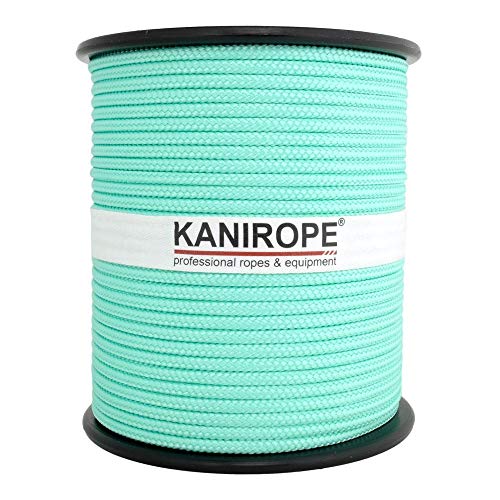 Kanirope® PP Seil Polypropylenseil MULTIBRAID 5mm 100m geflochten Farbe Mint (2832)