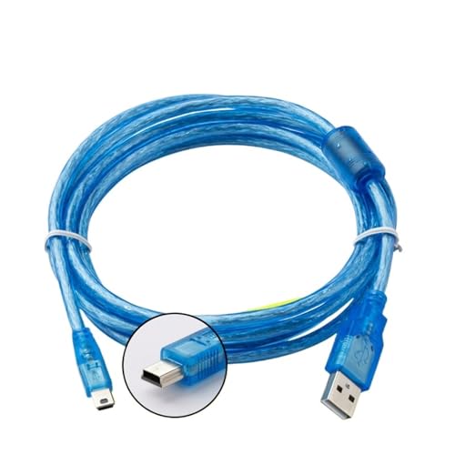 SRWNMTGFK USB-TK6070 USB-MT6000 USB-MT8000 Geeignetes Download-Kabel for TK MT-Serie Touch Panel HMI USB-Port-Programmierung (Color : Lt.Blue, Size : 5m)