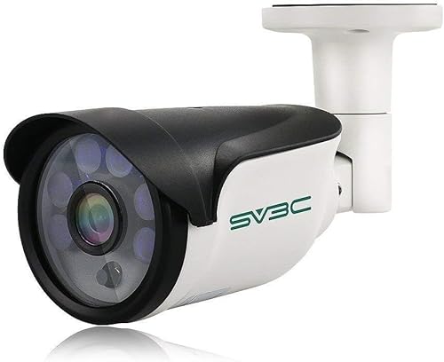 Upgrade 2023 SV3C POE IP Kamera Outdoor 4MP Überwachungskamera Aussen mit Mensch Bewegungsmelder, Zwei-Wege-Audio, 20M Nachtsicht, IP66 wasserdicht, Eingebauter SD-Kartenschlitz