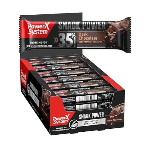 Power System Protein Bar 35% - 24 x 45g (Dark-Chocolate)