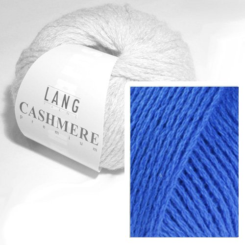 Lang Yarns - CASHMERE PREMIUM - Farbe 0006 Royal - 100% Kaschmirwolle (25 Gramm – 1 Knäuel)