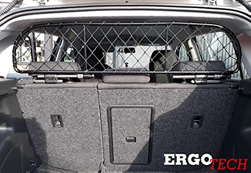 ERGOTECH Trennnetz/Hundenetz RDA65-XS ksk012, für Hunde und Gepäck. Sicher, komfortabel für Ihren Hund, garantiert!