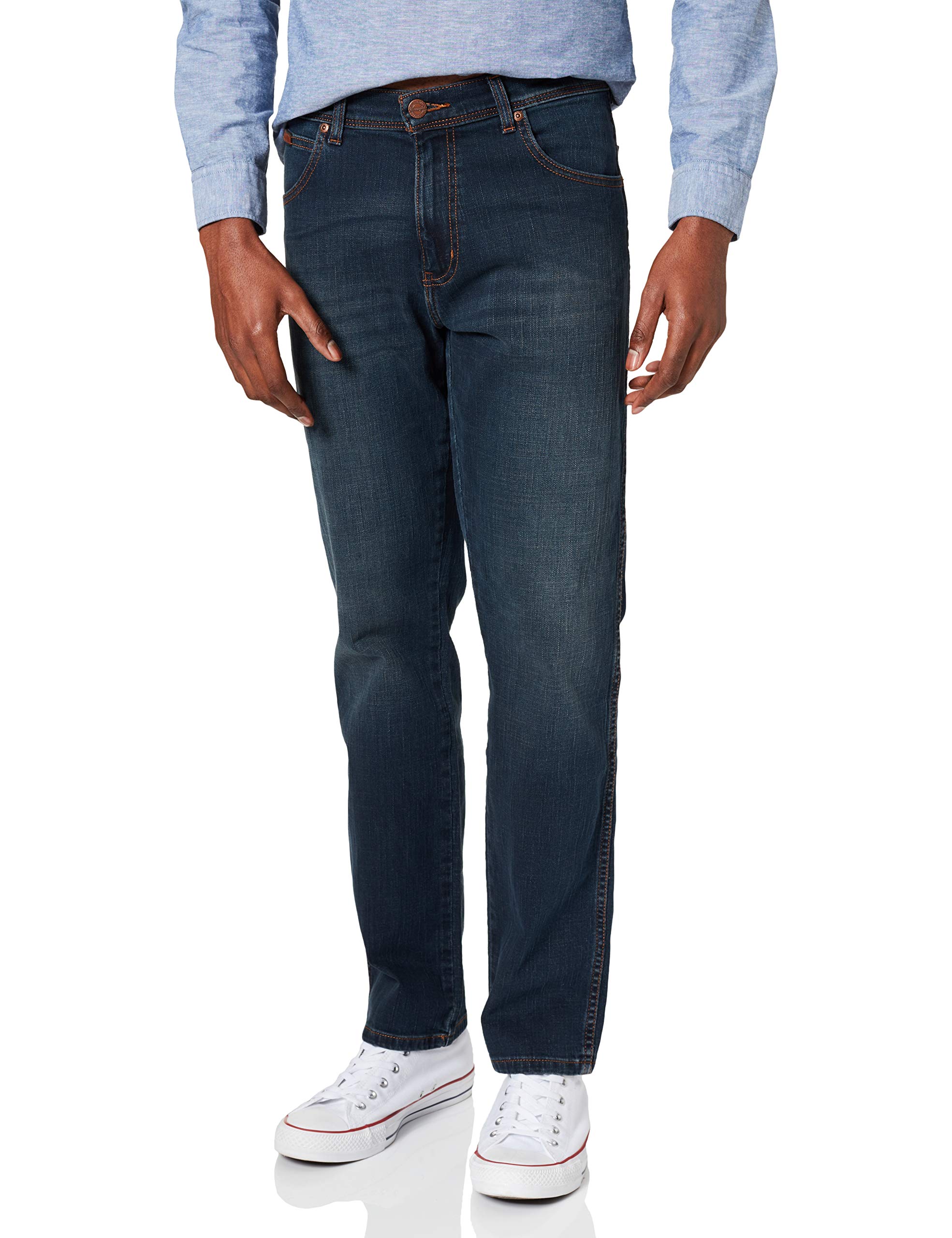 Wrangler Herren Texas Low Stretch Straight Jeans, Vintage Tint, 30W / 32L