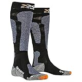 X-Socks Carve Silver 4.0 Socks, Black/Blue Melange, 39/41