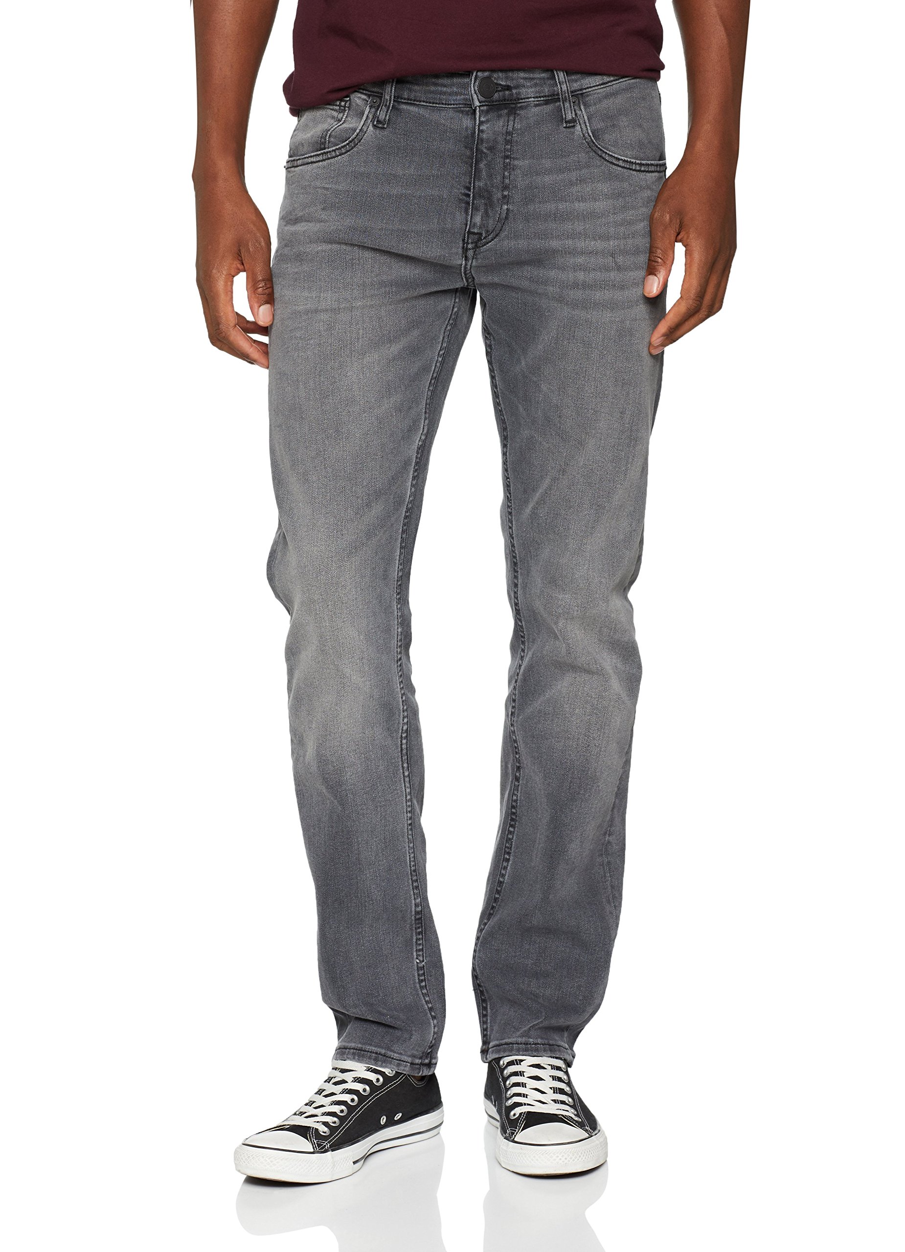 Cross Herren Damien Slim Jeans, Grau (Grey Used 010), 36W / 38L EU