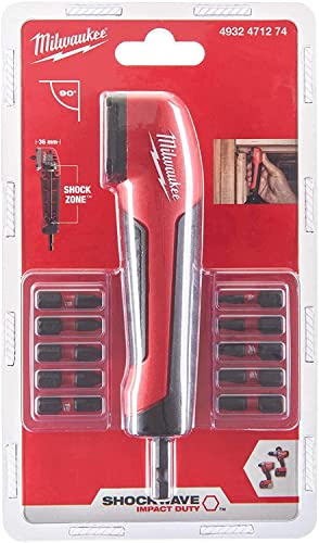 Milwaukee 4932471274 Shockwave Impact Duty Winkelaufsatz 11-teilig