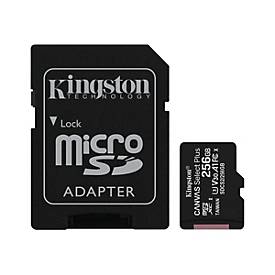 Kingston Canvas Select Plus microSD Speicherkarte, SDCS2/256GB Class 10 (inkl. SD Adapter)