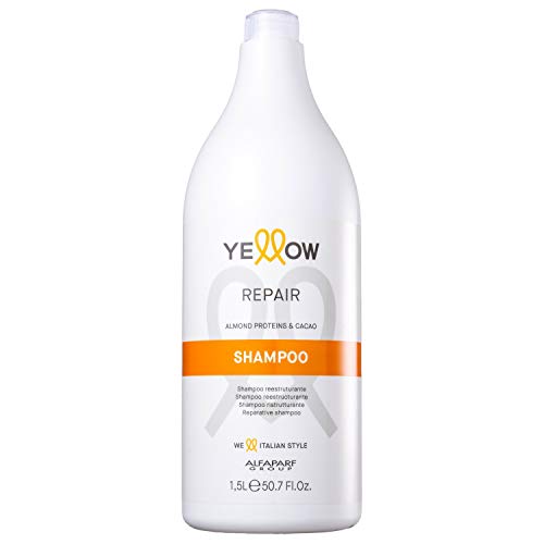 Alfaparf Yellow Repair Shampoo With Almond Proteins & Cacao 1,5L / 50.7fl.oz