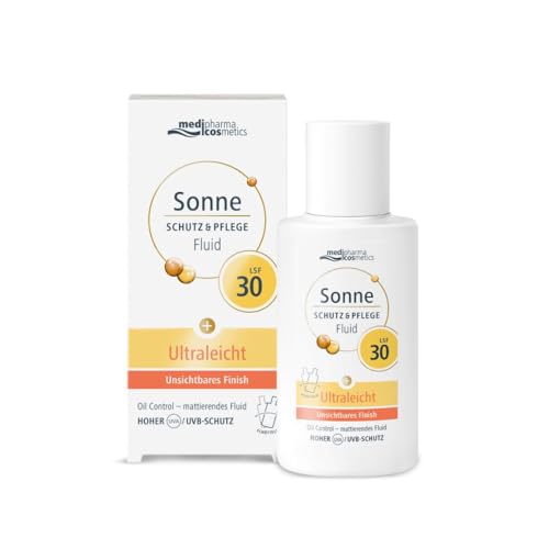 Sonne Schutz&Pflege Fluid mit LSF 30 von medipharma cosmetics, mattierend mit Oil-Control-Effekt