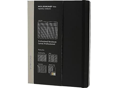 Moleskine Professionelles Notizbuch (Xlarge, Hard Cover) Schwarz