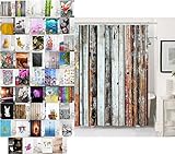 Sanilo Duschvorhang, viele schöne Duschvorhänge zur Auswahl, hochwertige Qualität, inkl. 12 Ringe, wasserdicht, Anti-Schimmel-Effekt (Antik, 180 x 200 cm)