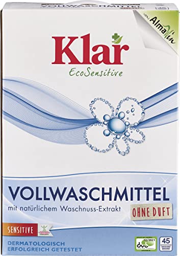 Klar Bio Vollwaschmittel Pulver (6 x 2,48 kg)