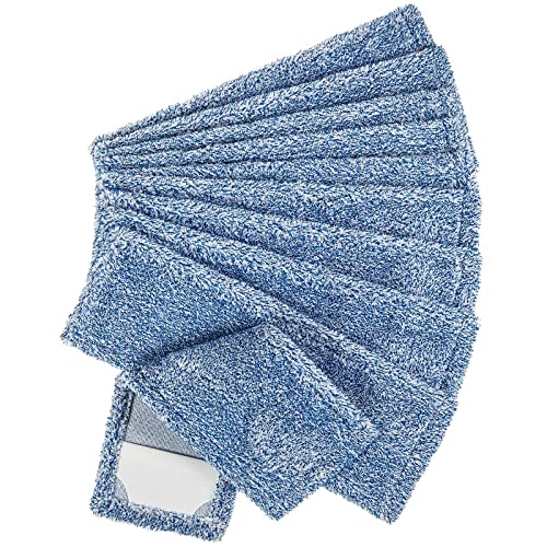 SIDCO Mopp Bezug blau 10 x Wischmopp Premium Ersatzbezug Wischer Bodenwischer 40 cm