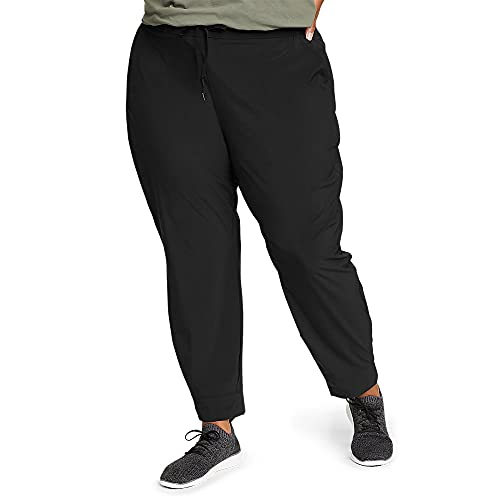 Eddie Bauer Damen Abfahrt Jogger Lässige Hose, Schwarz, X-Groß