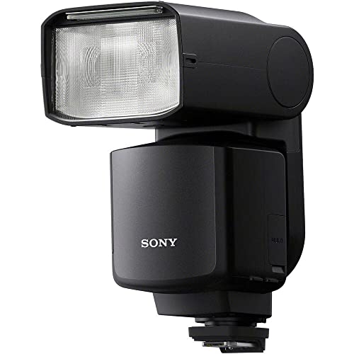 Sony HVL-F60RM2 | Externer Blitz mit kabelloser Funksteuerung (GN60-Leistung. Mehrfachblitz, High-Speed-Blitz, 10 BPS, Quick Shift Bounce), Schwarz