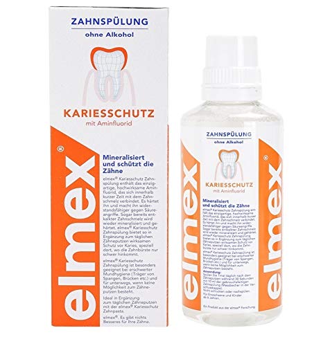 Elmex Mundwasser (Zahnreinigung) - Antie Karies - 6er Pack (6 x 400ml)