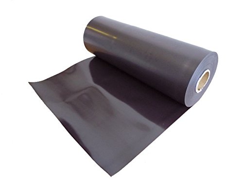 Magnetfolie roh braun unbeschichtet 0,9mm x 50cm x 100cm - kaschierbar mit SK-Folien, hält auf allen metallischen Oberflächen