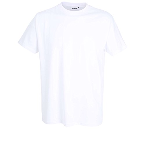 Götzburg Herren T-Shirt, Kurzarm, Baumwolle, Single Jersey weiß Uni, 2er Pack 5XL