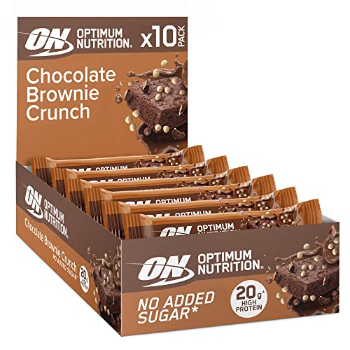 Optimum Nutrition Protein Crisp Bar (10x65g) Chocolate Brownie Crunch
