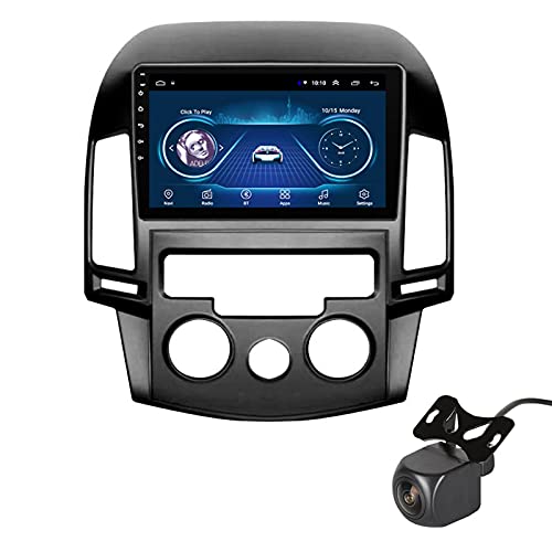 GLXQIJ Für Hyundai I30 2006-2011 Autoradio Android 10.0 Multimedia Video Player FM-Empfänger Mit GPS Navigation IPS Touchscreen Bluetooth/WiFi/SWC/Bluetooth/DSP, 4 Core,Auto-4+64G