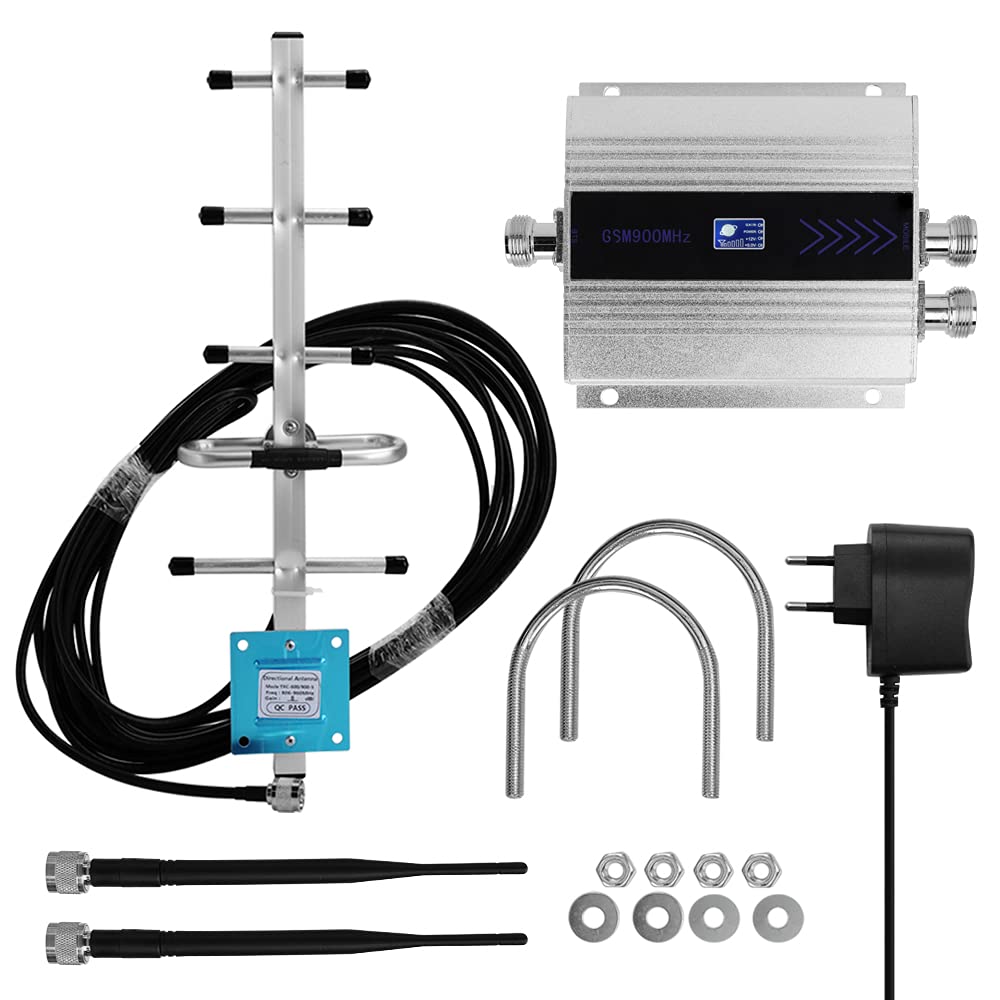 Staright LCD GSM900MHz Doppelend-Handy-Signalverstärker Handy-Signalverstärker-Signalverstärker-Set mit Yagi-Antenne