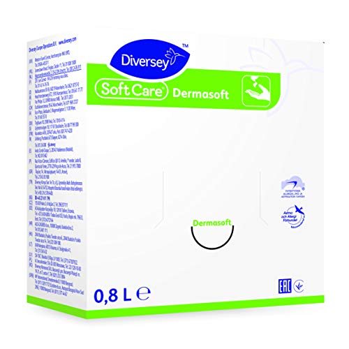 Diversey 6971740 Soft Care Dermasoft H9, parabenfreie Hautpflegecreme, 0,8 L