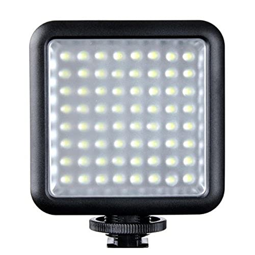 GODOX LED64 LED Videoleuchte schwarz mit 64 LEDs (Universal, 5500 K, 4,5 W, Akku/Batterie)