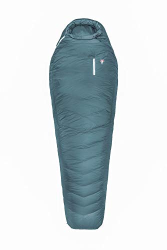 Grüezi-Bag Biopod Down Hybrid Ice Cold 180 Warmer Winter Schlafsack, 230 x 82 cm, bis Körpergröße 180 cm, Tkomf -5°C/Tlim -12°C, Packmaß 36 x Ø21 cm