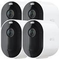 Arlo Pro 3 Wire-Free Security Camera System - Gateway + Kamera(s) - drahtlos (802.11b, 802.11g, 802.11n) - 4 Kamera(s) - Schwarz
