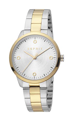 Esprit ES1L164M0075 Minimal Gold Uhr Damenuhr Edelstahl Bicolor