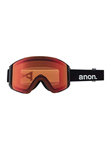 Anon Herren Sync Snowboard Brille, Black/Perceive Sunny Red